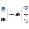 adapter kablowya GEMBIRD HDMI na VGA i audio, pojedynczy port, 1,8 m - czarny