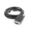 adapter kablowya GEMBIRD HDMI na VGA i audio, pojedynczy port, 1,8 m - czarny