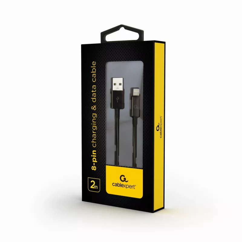 GEMBIRD USB do Apple Lightning kabel do synchronizacji i ładowania, 2m - czarny