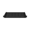 Półka rack LANBERG AK-1008-B 1U 19 cali głębokość 315 mm szerokość 482.6 mm wysokość 44.5 mm czarna maks. obciążenie 25 kg