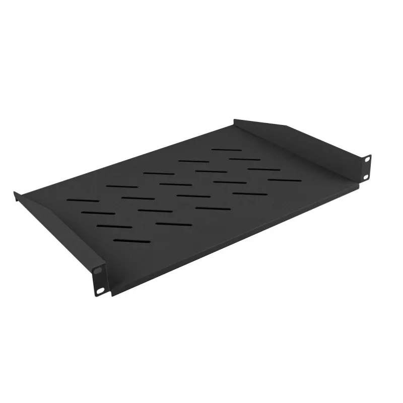 Półka rack LANBERG AK-1008-B 1U 19 cali głębokość 315 mm szerokość 482.6 mm wysokość 44.5 mm czarna maks. obciążenie 25 kg