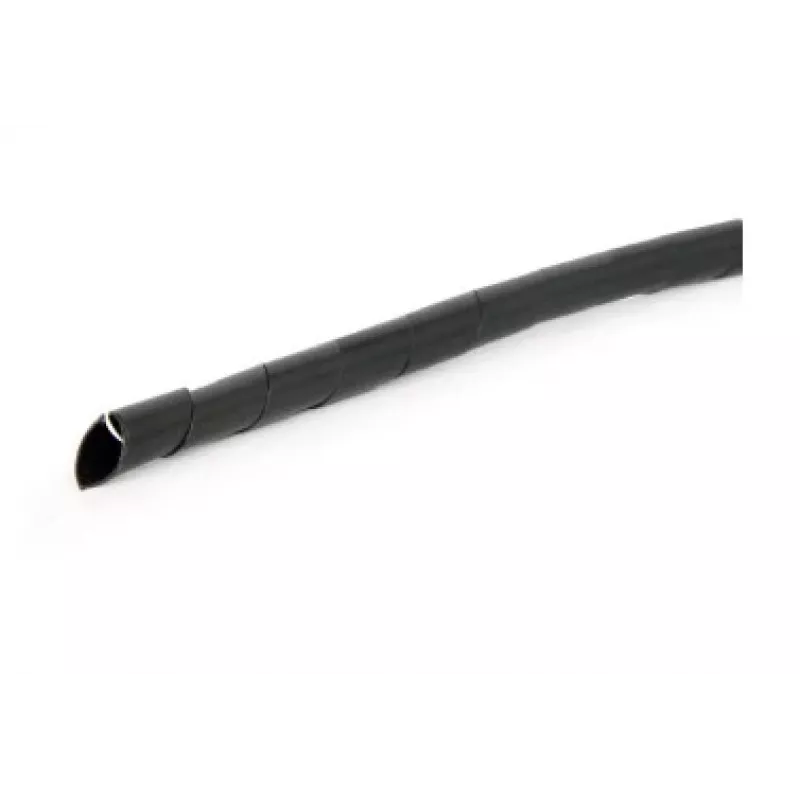 GEMBIRD 12mm Spiralne opaski na kable, 10 m – czarny