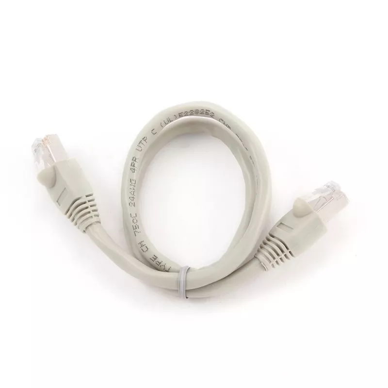 Kabel sieciowy Gembird Cat6 U/UTP PP6U-0.5M, 0,5 m, wtyk RJ-45 na wtyk RJ-45, biały, AWG24