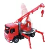 Lena GIGA TRUCKS Wóz strażacki z dźwigiem Arocs, Model wozu z dźwigiem, 3 lat(a), Czarny, Szary, Czerwony