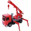 Lena GIGA TRUCKS Wóz strażacki z dźwigiem Arocs, Model wozu z dźwigiem, 3 lat(a), Czarny, Szary, Czerwony