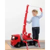 Lena GIGA TRUCKS Wóz strażacki z dźwigiem Arocs, Model wozu z dźwigiem, 3 lat(a), Czarny, Szary, Czerwony