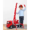 Lena GIGA TRUCKS Wóz strażacki z dźwigiem Arocs, Model wozu z dźwigiem, 3 lat(a), Czarny, Szary, Czerwony