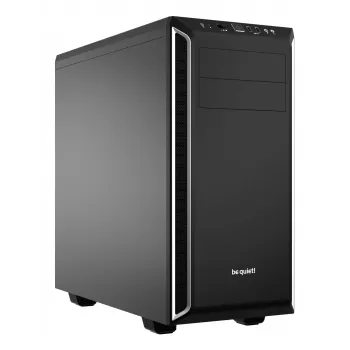 be quiet Pure Base 600 Midi Tower Czarny, Srebrny