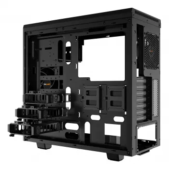 be quiet Pure Base 600 Midi Tower Czarny, Srebrny