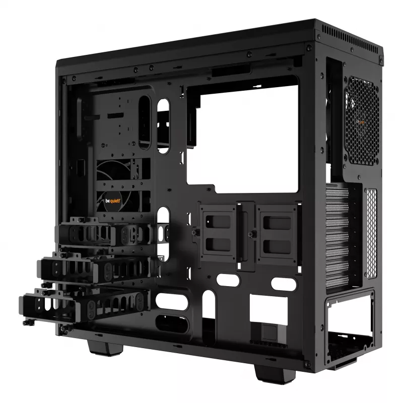 be quiet Pure Base 600 Midi Tower Czarny, Srebrny