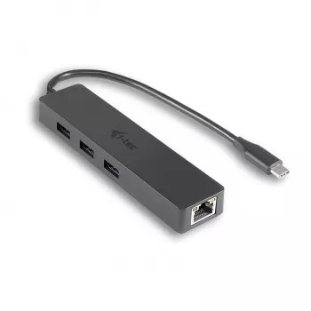 i-tec Advance USB-C cienki Passive HUB 3 Port + Gigabit Ethernet Adapter
