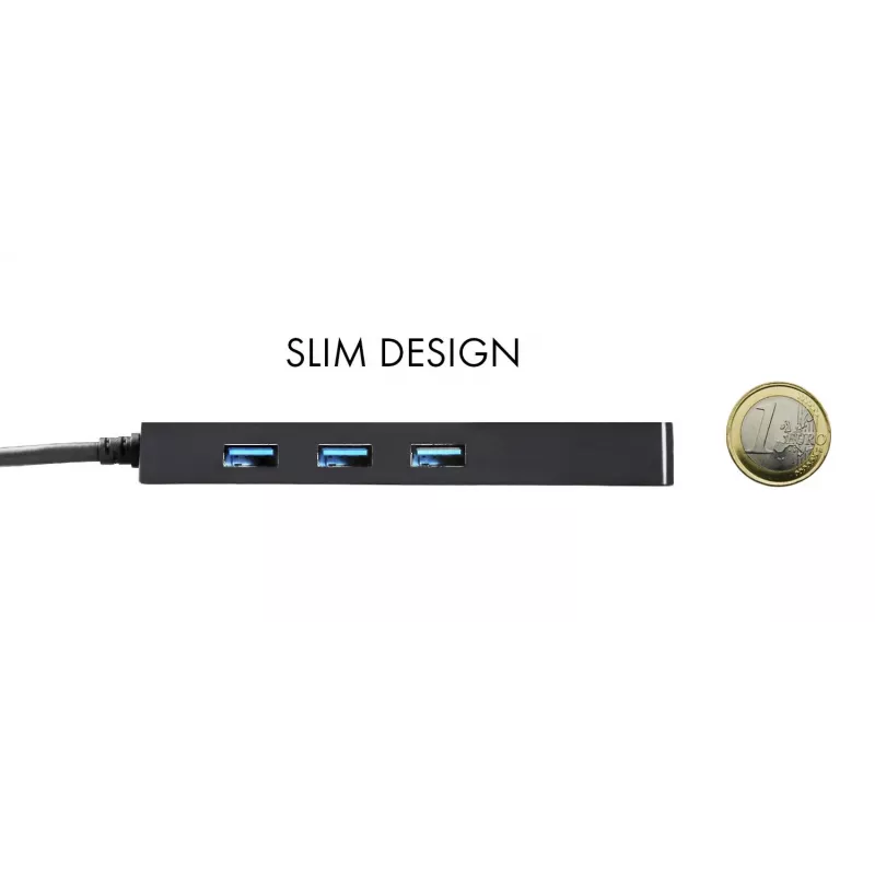 i-tec Advance USB-C cienki Passive HUB 3 Port + Gigabit Ethernet Adapter