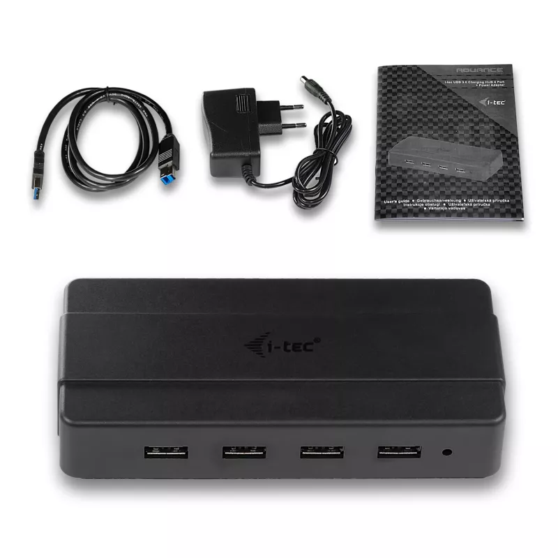 i-tec USB 3.0 Charging HUB 4 porty zasilacz USB 3.2 Gen 1 Type-B