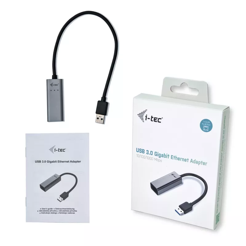 Ethernet Adapter i-tec Metal USB 3.0 U3METALGLAN