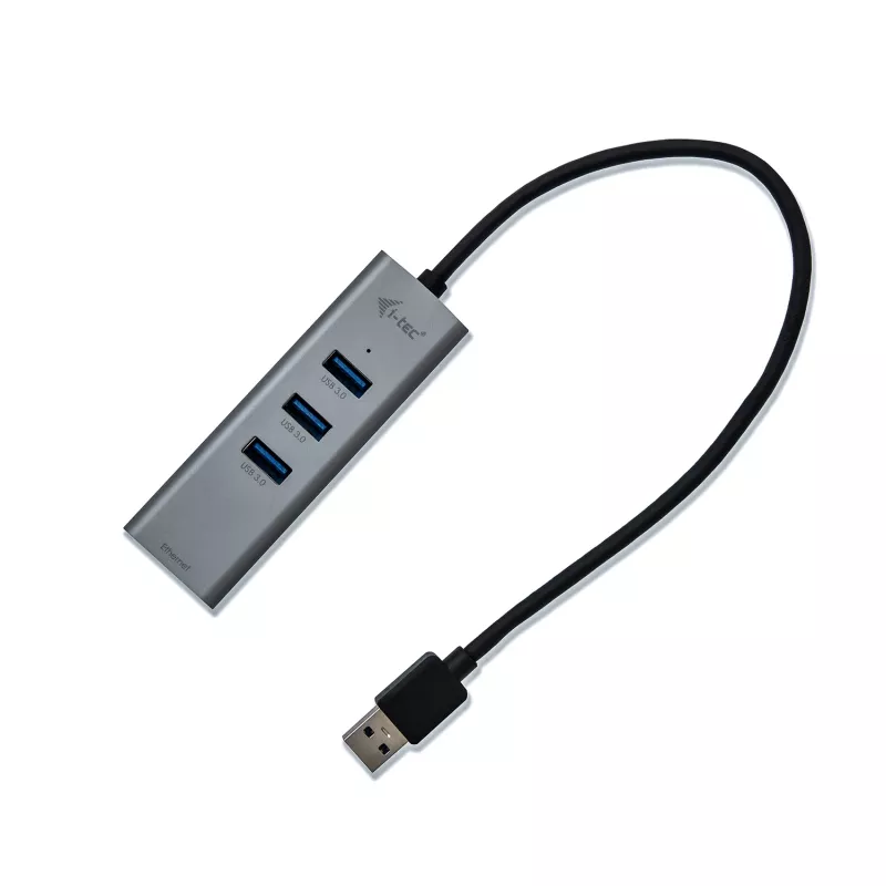 i-tec Metal USB 3.0 HUB 3 Port + Gigabit Ethernet Adapter