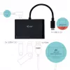 Adapter podróżny USB-C do HDMI ITEC i-tec USB C HDMI Travel Adapter PD/Data — Czarny, Chipset RTS5403/RTS5404/RTS5411/PS176, 90×58×14 mm