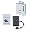 Adapter podróżny USB-C do HDMI ITEC i-tec USB C HDMI Travel Adapter PD/Data — Czarny, Chipset RTS5403/RTS5404/RTS5411/PS176, 90×58×14 mm