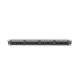 Patch panel 1U LANBERG PPU5-1024-B — 24-port CAT5e, metal, czarny, 445×32.5×44.5 mm