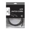 Kabel sieciowy Gembird PP6U-3M/BK RJ-45 Cat6 3m Czarny