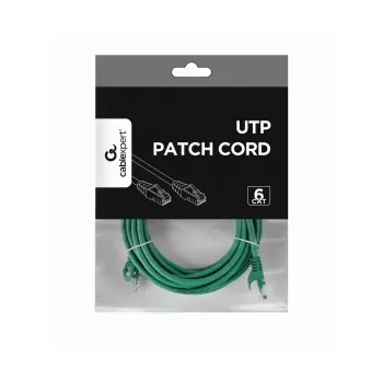 GEMBIRD Patch kabel - CAT6 - UTP - 5m - zielony