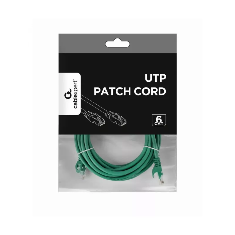 GEMBIRD Patch kabel - CAT6 - UTP - 5m - zielony