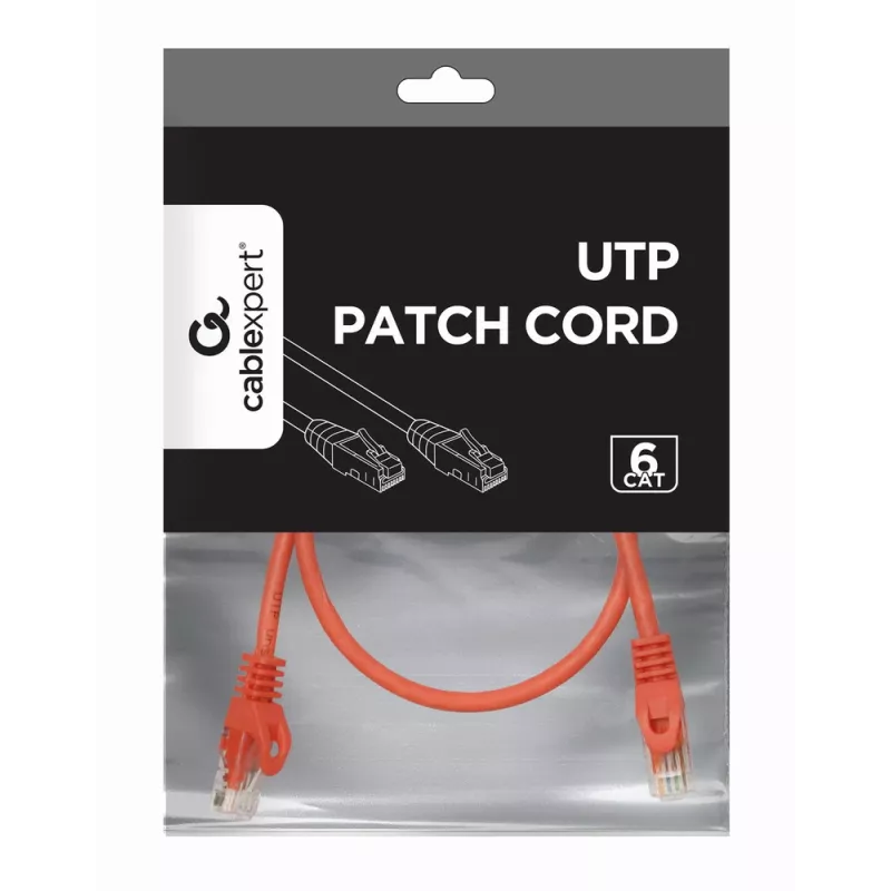 GEMBIRD Patch kabel - CAT6 - UTP - 50cm - czerwony