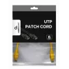 Kabel sieciowy Gembird Cat6 U/UTP 0,25 m RJ-45 żółty