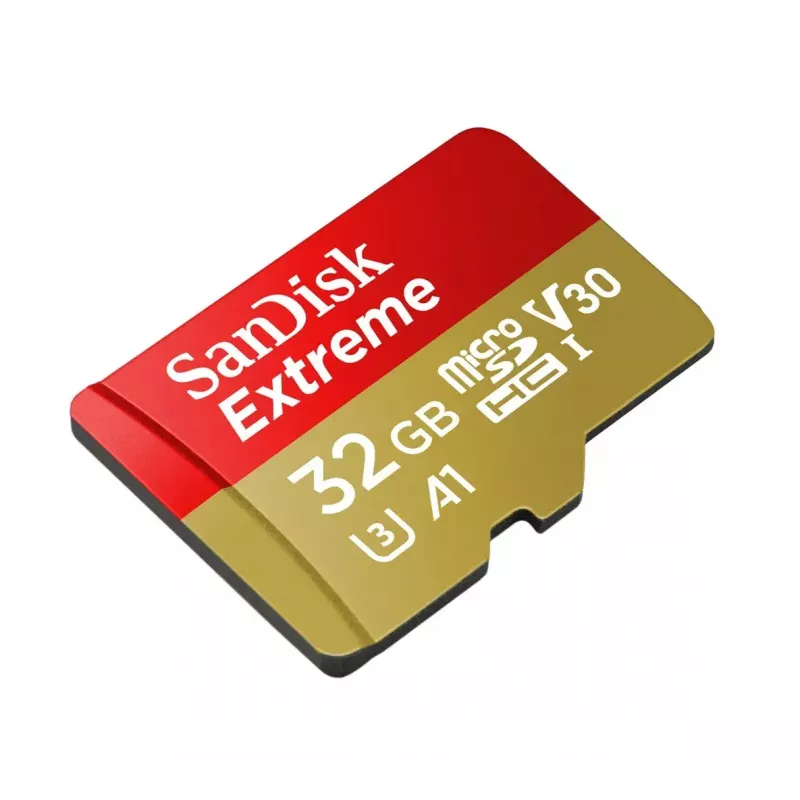 WESTERN DIGITAL SanDisk micro SDXC Extreme 32GB (A1/ V30/ U3/ UHS-I/ Cl.10/ R100/ W60) + adapter do kamery sportowej