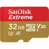 WESTERN DIGITAL SanDisk micro SDXC Extreme 32GB (A1/ V30/ U3/ UHS-I/ Cl.10/ R100/ W60) + adapter do kamery sportowej