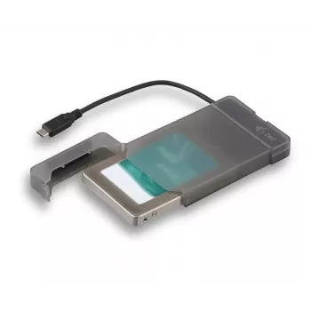 i-tec MySafe USB-C 3.1 Gen. 2 easy, obudowa HDD/SSD, 2,5 cala, Serial ATA, Serial ATA II, Serial ATA III, 10 Gbit/s, łączność USB, czarna