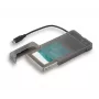 i-tec MySafe USB-C 3.1 Gen. 2 easy, obudowa HDD/SSD, 2,5 cala, Serial ATA, Serial ATA II, Serial ATA III, 10 Gbit/s, łączność USB, czarna