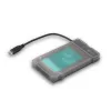 i-tec MySafe USB-C 3.1 Gen. 2 easy, obudowa HDD/SSD, 2,5 cala, Serial ATA, Serial ATA II, Serial ATA III, 10 Gbit/s, łączność USB, czarna