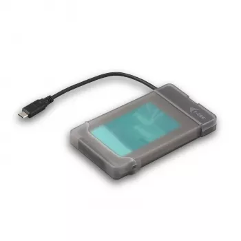 i-tec MySafe USB-C 3.1 Gen. 2 easy, obudowa HDD/SSD, 2,5 cala, Serial ATA, Serial ATA II, Serial ATA III, 10 Gbit/s, łączność USB, czarna