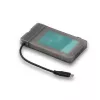 i-tec MySafe USB-C 3.1 Gen. 2 easy, obudowa HDD/SSD, 2,5 cala, Serial ATA, Serial ATA II, Serial ATA III, 10 Gbit/s, łączność USB, czarna