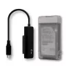 i-tec MySafe USB-C 3.1 Gen. 2 easy, obudowa HDD/SSD, 2,5 cala, Serial ATA, Serial ATA II, Serial ATA III, 10 Gbit/s, łączność USB, czarna