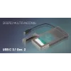 i-tec MySafe USB-C 3.1 Gen. 2 easy, obudowa HDD/SSD, 2,5 cala, Serial ATA, Serial ATA II, Serial ATA III, 10 Gbit/s, łączność USB, czarna