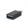 Karta graficzna USB Gembird A-USB3-CMAF-01 — USB Type-C na USB (USB 2.0 / 3.2 Gen 1), kompaktowa, czarna