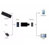 Karta graficzna USB Gembird A-USB3-CMAF-01 — USB Type-C na USB (USB 2.0 / 3.2 Gen 1), kompaktowa, czarna