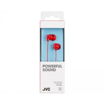 JVC HA-FX10-R-E Kolorowe słuchawki dokanałowe