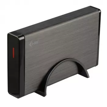 i-tec MYSAFE Advanced 3,5 cala USB 3.0, obudowa HDD, 3,5 cala, Serial ATA, Serial ATA II, Serial ATA III, 5 Gbit/s, łączność USB, Czarny, Metaliczny