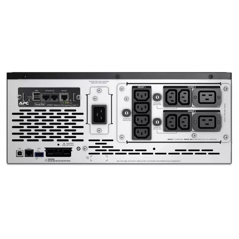 APC Smart-UPS X SMX2200HVNC - 2200VA, 8x C13 + 2x C19 gniazdo, USB, rozszerzalny czas pracy, krótka głębokość, NMC