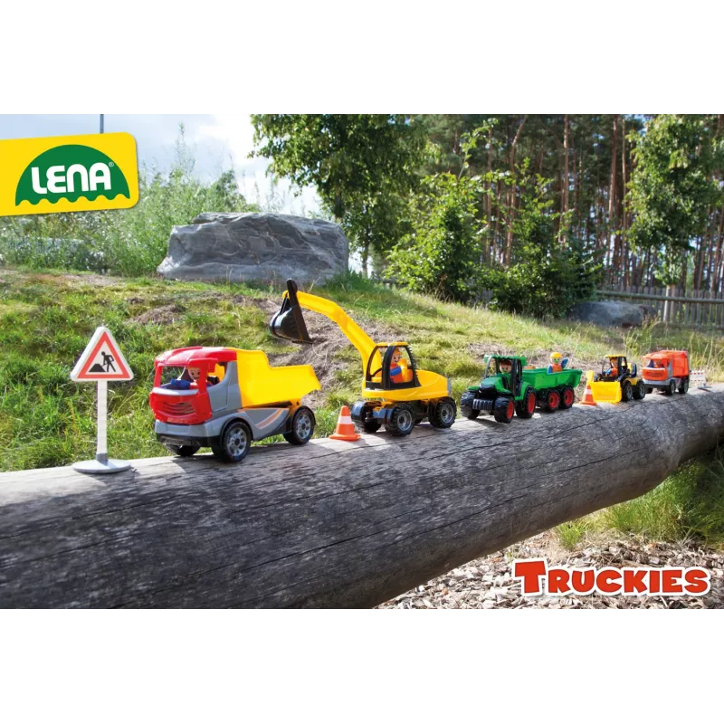 Pojazd/tor zabawkowy Lena Truckies 01625