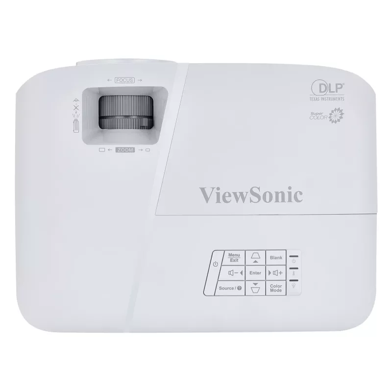 Projektor Viewsonic PA503S Standardowy rzut 3600 ANSI lumenów DLP SVGA (800x600) Szary, Biały