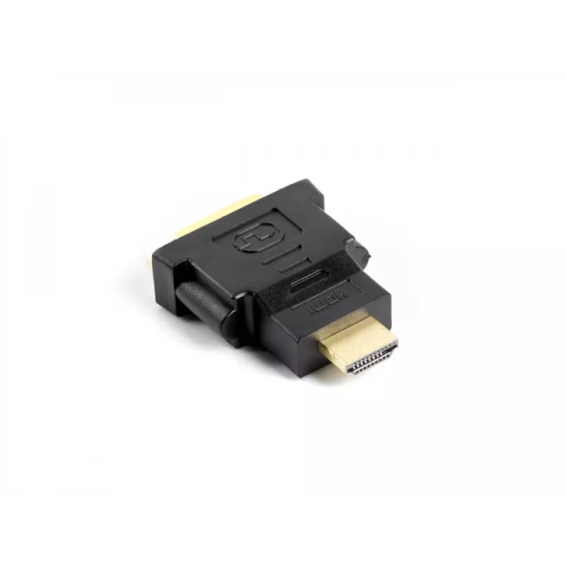 Przewód zmieniający płeć LANBERG HDMI (męski) do DVI-D (żeński, 24+5) czarny, 1920x1080@60Hz, obudowa ABS