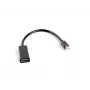 Adapter kablowy wideo LANBERG Mini DisplayPort (męski) do HDMI Typ A (żeński), 0,2 m, 1920x1200 @60Hz, DisplayPort 1.2, czarny