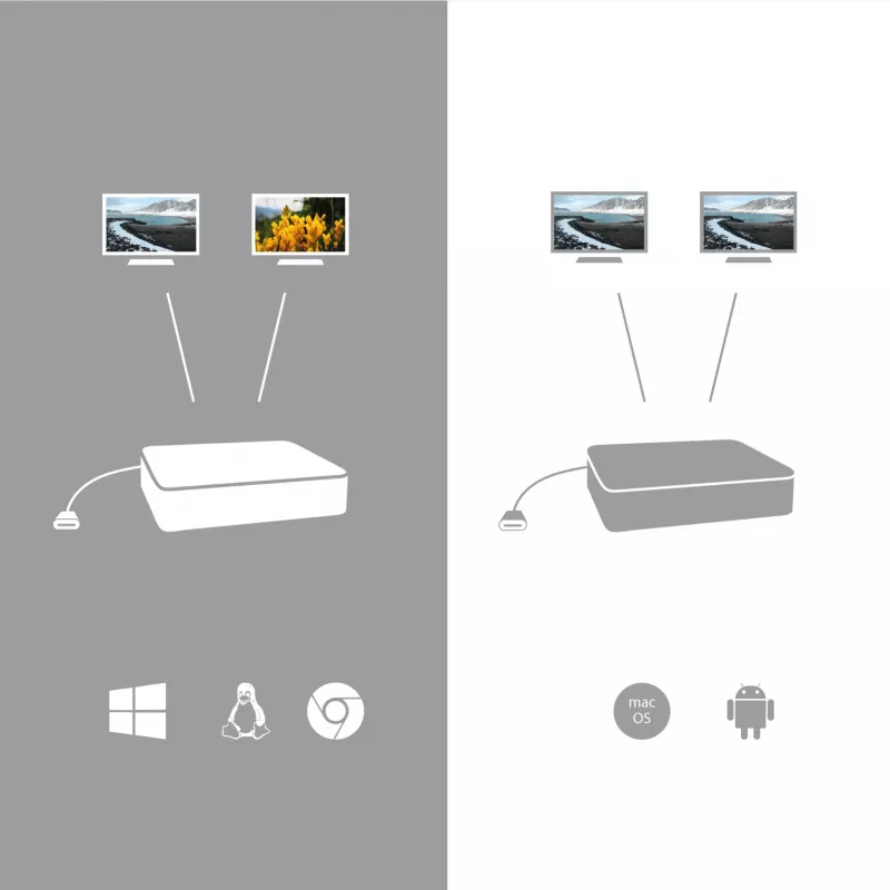 i-tec USB-C 3.1 Dual 4K DP adapter wideo