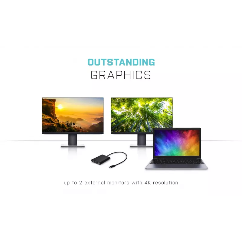 i-tec USB-C 3.1 Dual 4K DP adapter wideo