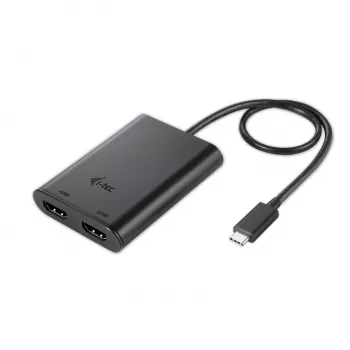 i-tec USB-C 3.1 Dual 4K HDMI adapter wideo, 3.2 Gen 1 (3.1 Gen 1), USB Type-C, wyjście HDMI, 3840 x 2160 pikseli