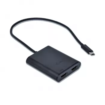 i-tec USB-C 3.1 Dual 4K HDMI adapter wideo, 3.2 Gen 1 (3.1 Gen 1), USB Type-C, wyjście HDMI, 3840 x 2160 pikseli