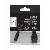 Kabel USB Gembird A-OTG-CMAF3-01, USB‑C na USB‑A, 0,2 m, czarny